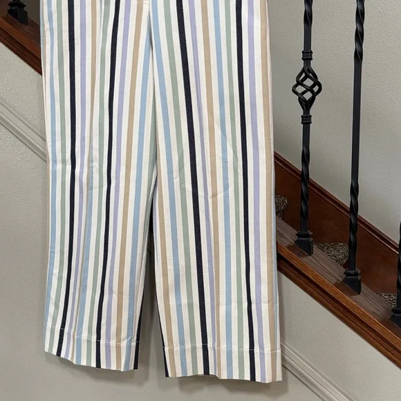 Tory Burch Wide leg crop military canvas pants 🤩 - Picture 4 of 16